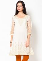 VEDA Off White Kurtis