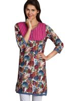 Vani Pink Printed Kurtis