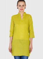 Vani Yellow Solid Kurtis