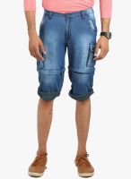 WYM Blue Washed Shorts