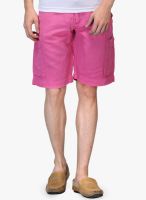 WYM Pink Solid Shorts