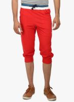 WYM Red Solid Shorts