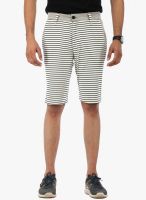 WYM White Striped Shorts