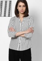 Wills Lifestyle White Molly Stripe Blouse