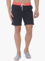 Zobello Black Solid Swim Short