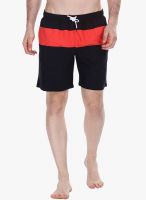 Zobello Black Solid Swim Short
