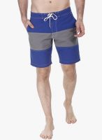 Zobello Blue Striped Swim Short