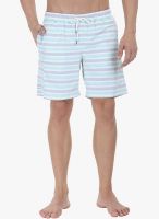Zobello Green Striped Swim Short