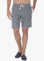 Zobello Grey Solid Swim Short