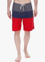 Zobello Grey Striped Swim Short