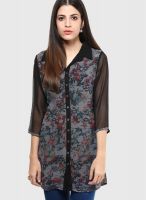 Ayaany Grey Printed Kurtis