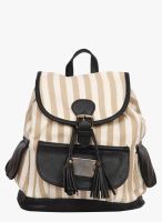 Bagkok Beige Canvas Backpack