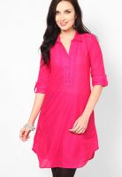 Biba Pink Solid Kurtis