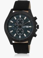 CITIZEN An3525-01L Black/Blue Chronograph Watch