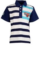 Cool Quotient Navy Blue Polo T Shirt