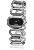 D&G Dw0616 Silver/Black Analog Watch
