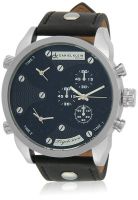 Daniel Klein Dk10149Slblk-Black/Black Analog Watch