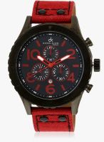 Daniel Klein Dk10217-5 Red/Black Analog Watch