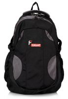 F GEAR 15 Inches Infinity Black Grey Laptop Backpack