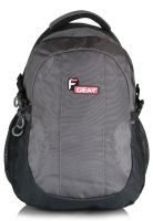F GEAR 15 Inches Infinity Grey Black Laptop Backpack