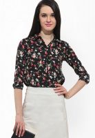 Faballey Black Printed Shirt