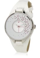 Fastrack 6058Sl03-Db999 White / Silver Analog Watch