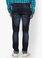 Flying Machine Blue Low Rise Skinny Fit Jeans