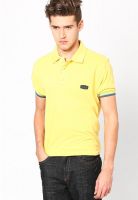 Flying Machine Yellow Polo T Shirt