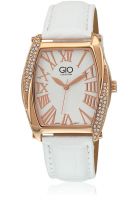 Gio Collection G0040-06 White Analog Watch
