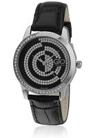 Gio Collection Gio G0023-01 Black/Black Analog Watch