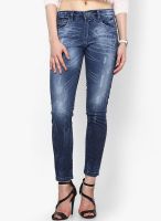 Go Fab Blue Washed Jeans