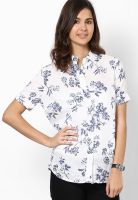 Hapuka White Printed Shirt