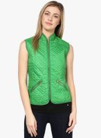 Harpa Green Solid Jacket