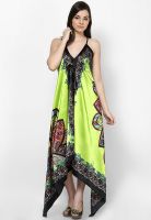 Heart 2 Heart Lime Green Assymetric Dress