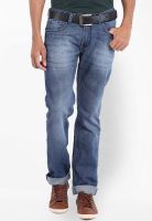 Highlander Washed Blue Slim Fit Jeans