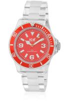 Ice White Analog Watch