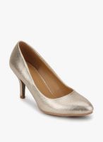 J Collection Golden Metallic Stilettos