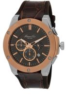 Kenneth Cole Ikc8087 Brown/Brown Chronograph Watch