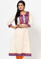 Kurti'S Purple Embroidered Kurtis