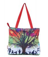 Nostaljia Multicolour Tote Bag