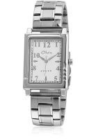 Olvin 1572 Sm01-Silver/White Analog Watch