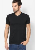 Proline Black V Neck T-Shirt