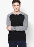 Puma Black Henley T-Shirt