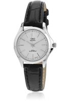 Q&Q P323J311Y Black /White Analog Watch