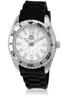 Q&Q Q778J301Y Black/White Analog Watch