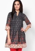 Rain & Rainbow Black Printed Kurtas