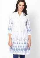 Rain & Rainbow Blue Printed Kurtis