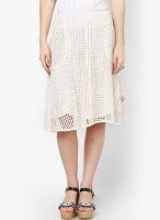 Rena Love White Flared Skirt