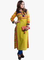 Salwar Studio Green Printed Kurti