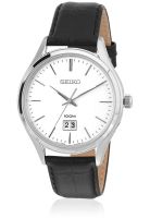 Seiko Sur019P2 Black/White Analog Watch